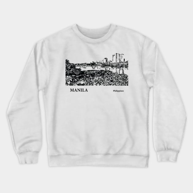 Manila - Philippines Crewneck Sweatshirt by Lakeric